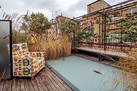 SMALL_ROOF_GARDEN_LONDON_DESIGNED_BY_ALASDAIR_CAMERON_NOVEMBER_TERRACE_PERGOLA_CHAIR_SEATING_GLASS_F