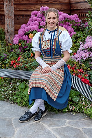 CHELSEA_2022_A_SWISS_SANCTUARY_BY_LILLY_GOMM_GIRL_WEARING_TRADITIONAL_SWISS_COSTUME