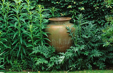 URN_SUROUNDED_BY_ACANTHUS_SPINOSUS_WOLLERTON_OLD_HALL_SHROPSHIRE