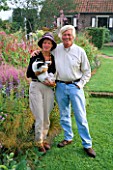 PIET AND ANJA OUDOLF IN THEIR GARDEN AT HUMMELO  HOLLAND