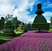 THE TOPIARY GARDEN AT LEVENS HALL  CUMBRIA