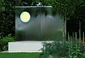 SANCTUARY GARDEN SPONSORED BY MERRILL LYNCH AT THE CHELSEA FLOWER SHOW 2002: DESIGNED BY STEPHEN WOODHAMS: WATER FEATURE