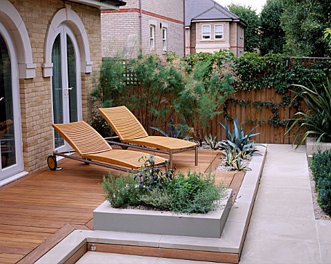 WOOD_AND_LIMESTONE_TERRACE_BESIDE_HOUSE_WITH_SUN_LOUNGERS_AND_AGAVE_AMERICANA_AND_AGAVE_AMERICANA_VA