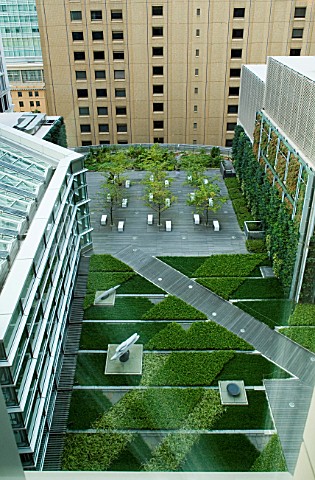 MARUNOUCHI_HOTEL__TOKYOVIEW_ONTO_FORMAL_ROOF_GARDEN_WITH_VERTICAL_GARDEN_ON_WALL_AND_GREEN_CARPET_FL