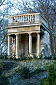 BRODSWORTH HALL  YORKSHIRE  WINTER - THE TEMPLE