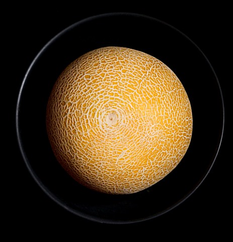 MELON_IN_A_BLACK_BOWL_WITH_BLACK_BACKGROUND