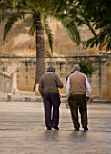 SUITE.DO. STREET SCENE WITH OLD MEN   SANTANYI  MALLORCA  SPAIN