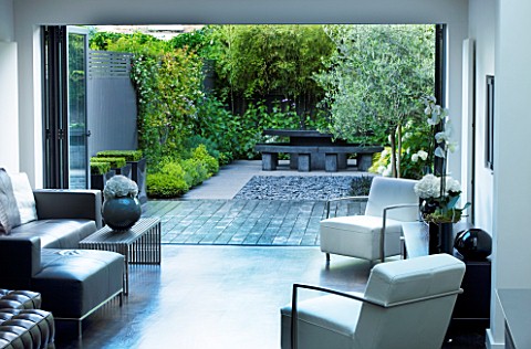TANIA_LAURIE__LONDON_VIEW_FROM_LIVING_AREA_OUT_ONTO_PATIO_AND_SMALL_CONTEMPORARY_GARDEN_DESIGNED_BY_