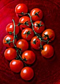 ORGANIC RED TOMATOES. VEGETABLE  HEALTHY EATING  HEALTHY LIVING