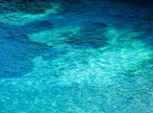 CORFU  GREECE: DIFFERENT COLOURS IN THE SEA