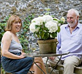 DESIGNER: ANNE FOWLER - ALAN AND ANNE FOWLER ON THE TERRACE