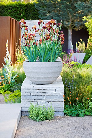 CHELSEA_FLOWER_SHOW_2010_DAILY_TELEGRAPH_GARDEN_DESIGNED_BY_ANDY_STURGEON__DRYSTONE_WALLING_WITH_CLA