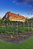 PRIEURE NOTRE-DAME DORSAN  FRANCE: VINEYARD IN FRONT OF THE PRIORY