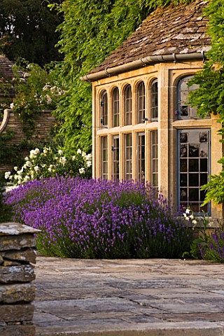 WHATLEY_MANOR__WILTSHIRE_VIEW_OF_THE_HOTEL___WITH_LAVENDER
