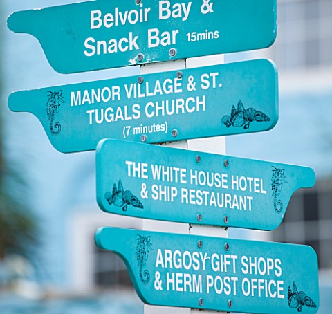 HERM_ISLAND__CHANNEL_ISLANDS__SIGNPOSTS_IN_BLUE