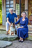MORTON HALL GARDENS, WORCESTERSHIRE: OWNERS ANNE AND RENE OLIVIER