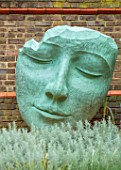 DESIGNER ANTHONY PAUL: SMALL, TOWN, FORMAL, LONDON, WALLS, HEAD SCULPTURE