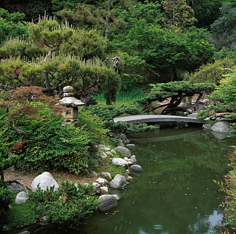 A_STONE_BRIDGE_AND_STREAM_IN_THE_JAPANESE_GARDEN_AT_THE_HUNTINGTON_BOTANICAL_GARDENS__LOS_ANGELES__C