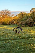 HELMINGHAM HALL, SUFFOLK: DAVID HARBER SUNDIAL