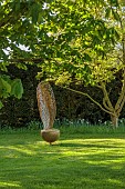 HELMINGHAM HALL, SUFFOLK: DAVID HARBER SUNDIAL