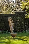 HELMINGHAM HALL, SUFFOLK: DAVID HARBER SUNDIAL