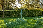 HELMINGHAM HALL, SUFFOLK: DAVID HARBER SUNDIAL