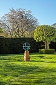 HELMINGHAM HALL, SUFFOLK: DAVID HARBER SUNDIAL