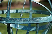 HELMINGHAM HALL, SUFFOLK: DAVID HARBER SUNDIAL