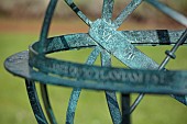 HELMINGHAM HALL, SUFFOLK: DAVID HARBER SUNDIAL