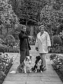 MORTON HALL GARDENS, WORCESTERSHIRE: OWNER ANNE LUETCKE AND HEAD GARDENER OLIVER JOHNSON
