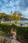 KOULOURA, CORFU, GREECE: DESIGNER PAUL BANGAY: HARBOUR, WALL, GATE, STEPS
