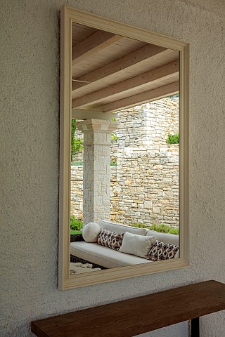 KOULOURA_CORFU_GREECE_DESIGNER_PAUL_BANGAY_SETTEE_MIRROR_TERRACE_PATIO