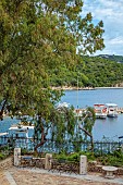 KOULOURA, CORFU, GREECE: DESIGNER PAUL BANGAY: HARBOUR AND COURTYARD