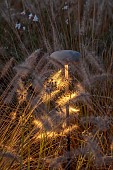 GARDEN, ITALY BY GPT STUDIO, FALL, AUTUMN, OCTOBER, PENNISETUM HAMELN, MUSHROOM LIGHTS BY 9010NOVANTADIECI, LIGHTING, NIGHT