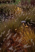GARDEN, ITALY BY GPT STUDIO, FALL, AUTUMN, OCTOBER, PENNISETUM HAMELN, MUSHROOM LIGHTS BY 9010NOVANTADIECI, LIGHTING