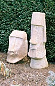 EASTER ISLAND HEADS BY HELEN SINCLAIR. ARROW COTTAGE  HEREFORDSHIRE