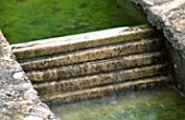DETAIL OF THE RILL AT EASTLEACH HOUSE  GLOUCESTERSHIRE