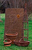 WINDRUSH WILLOW: WILLOW BASKETS  TRUG  SUNFLOWER AND SCREEN