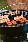 DESIGNER CLARE MATTHEWS: WIND BREAK SCREEN PROJECT - BARBEQUE WITH SAUSAGES AND CHICKEN KEBABS