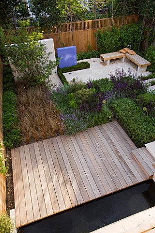 DESCHARLOTTE_ROWE_VIEW_ONTO_FORMAL_TOWNCITY_GARDEN_IN_LONDON_WITH_DECKING__POOL__BOX_CUBES__SALVIA_M