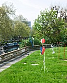 SCULPTURES BY DAVID MACILWAINE BESIDE THE CANAL AT LITTLE VENICE