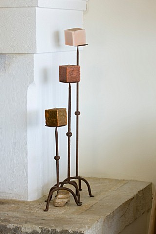 THE_KAPARELLI_ESTATE__CORFU__METAL_CANDLE_HOLDER_WITH_CANDLES