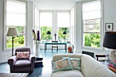 JOA STUDHOLMES LONDON HOME:OFFICE/STUDY WITHIN LIVING/SITTING ROOM