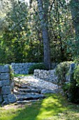 JACQUELINE MORABITO  FRANCE: STONE WALLS  STEPS AND PATH