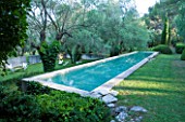 JACQUELINE MORABITO  FRANCE - SWIMMING POOL AND OLIVE TREES