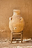 DESIGNERS ERIC OSSART AND ARNAUD MAURIERES  MOROCCO: AL HOSSOUN - TERRACOTTA JAR/ CONTAINER