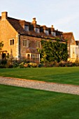 WHATLEY MANOR  WILTSHIRE: VIEW OF THE MANOR FROM THE GRAND LAWN