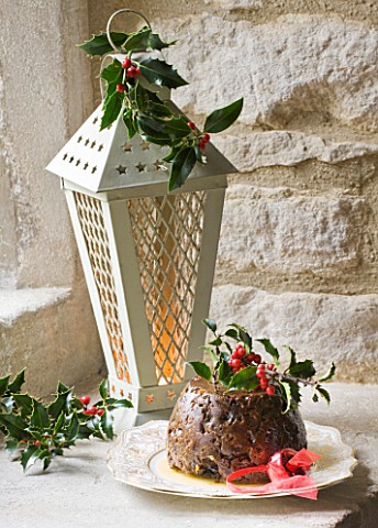 DESIGNER__JACKY_HOBBS__CHRISTMAS_DECORATION__CANDLE_IN_LANTERN___CHRISTMAS_PUDDING__HOLLY_BERRIES_AN