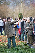 HOLLY AND MISTLETOE AUCTION  TENBURY WELLS  WORCESTERSHIRE - HOLLY BEING AUCTIONED BY HARVEY RAYBOLDE