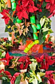 DESIGN BY SIMON LYCETT - DESIGN WITH POINSETTIA CHRISTMAS FEELINGS RED AND CHRISTMAS CRACKERS